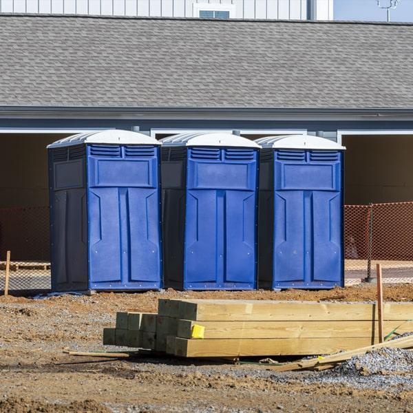 the minimum rental period for a job site portable toilet is usually one month